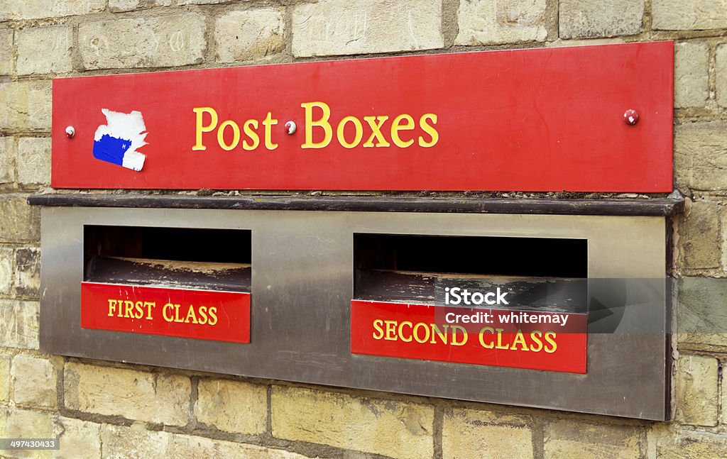 Second Post First And Second Class Post Boxes Stock Photo - Download Image Now ...