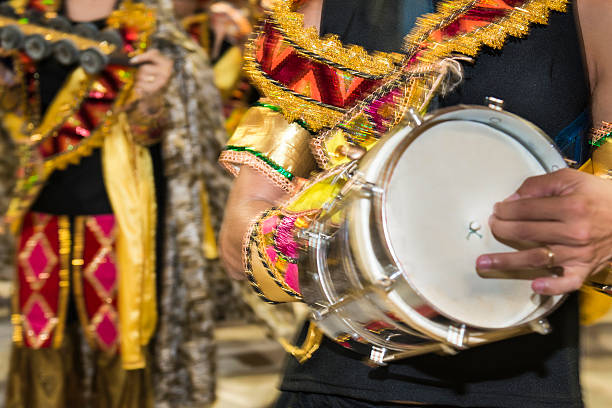 di carnevale parade - samba (brasile) foto e immagini stock