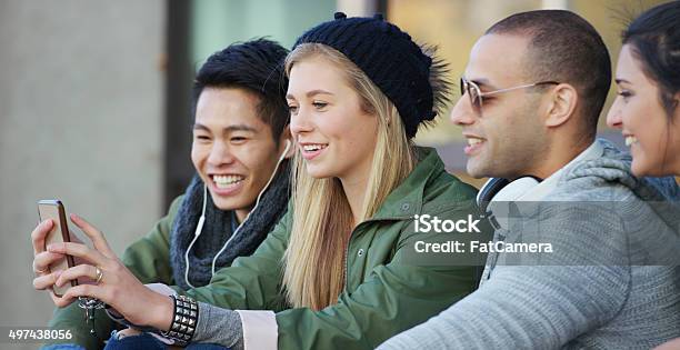 Taking A Cell Phone Selfie Stock Photo - Download Image Now - 2015, Adolescence, Arts Culture and Entertainment