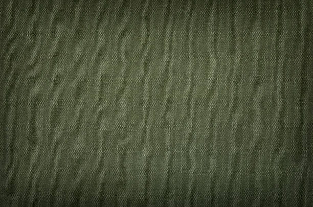 istock Olive green cotton texture with vignette 497438458