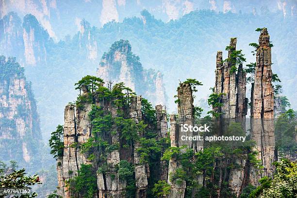 Imperial Stift Peak Der Zhangjiajie Stockfoto und mehr Bilder von Landschaft - Landschaft, China, Natur