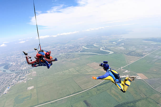 istock Skydiving photo. Tandem. 497441904