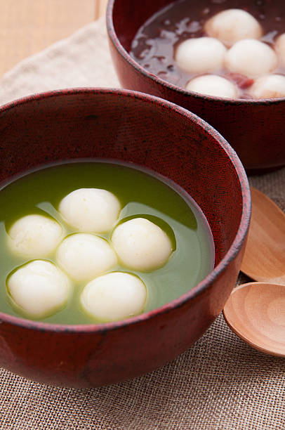 istock japanese confectionery, shiratama zenzai 497442134