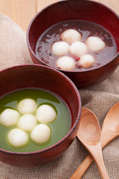 istock japanese confectionery, shiratama zenzai 497442388