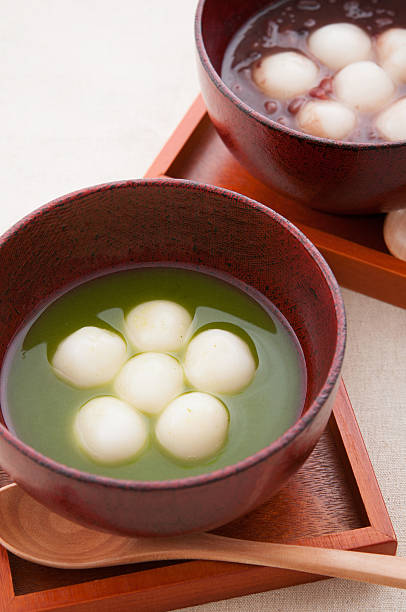 istock japanese confectionery, shiratama zenzai 497442456