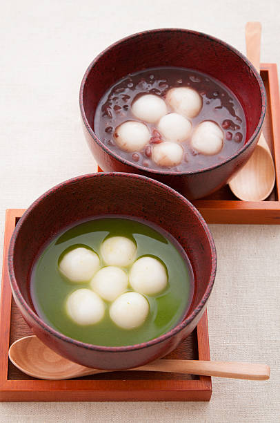 istock japanese confectionery, shiratama zenzai 497442624