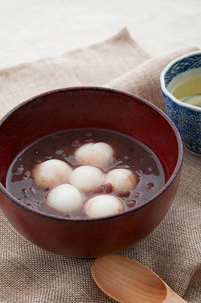 istock japanese confectionery, shiratama zenzai 497442972