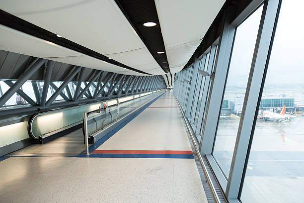 istock airport, terminal corridor 497443412