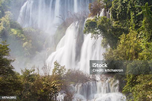 Thi Lo Su Waterfall Stock Photo - Download Image Now - Mustang Region, 2015, Asia