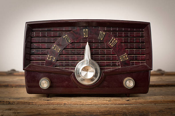 istock Vintage Mid Century Modern Radio, Retro Communication Electronics 497444094