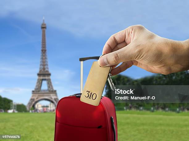 Get A Hotel In Paris Stock Photo - Download Image Now - 2015, Adult, Adults Only