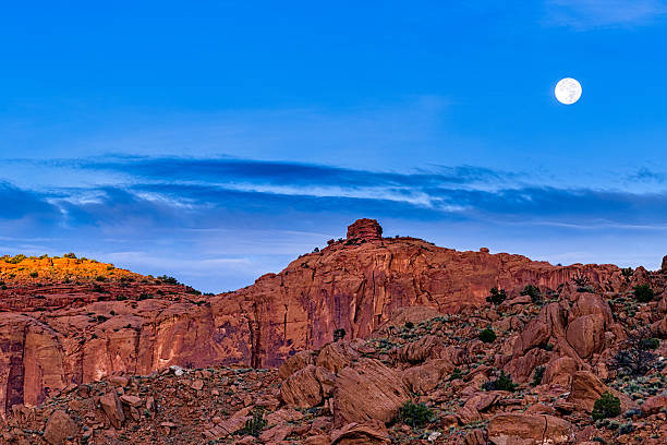istock Moonset Over Scenic Red Rock Canyon 497447028