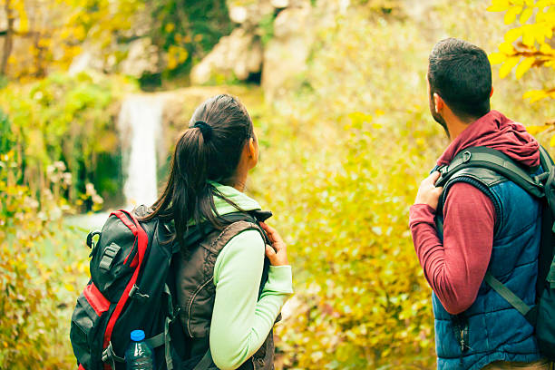 istock Couple in the wood 497448088
