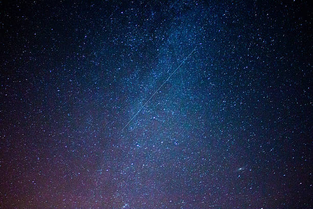 Perseid Meteor Shower stars - milky way