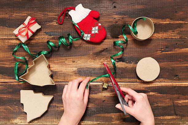 istock Christmas gifts packing 497449976