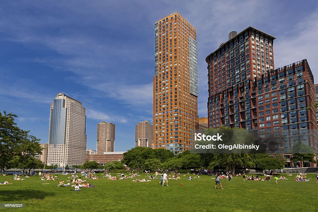 Battery Park City, Ciudad de Nueva York. - Foto de stock de Parque Battery libre de derechos