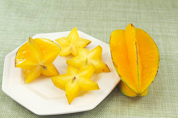 istock Sliced and Whole Star Fruits 497451650