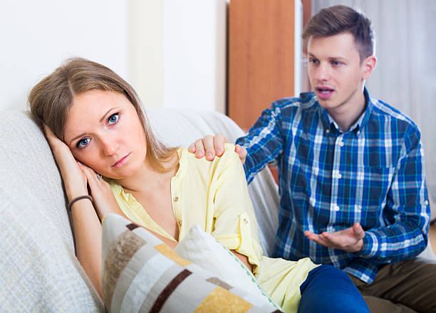 istock Trying to reconcile with offended partner 497452184