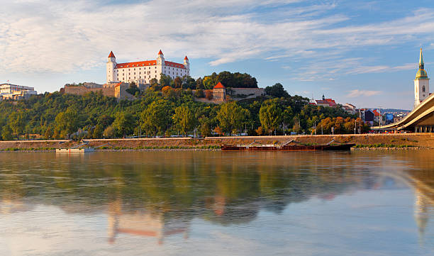 istock Bratislava castle at evening, Slovakia 497452317
