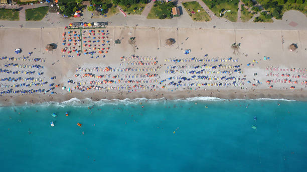 istock aerial view of a beach from above 497452710