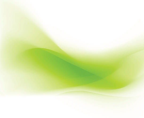 Background swirl green vector art illustration