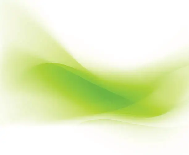 Vector illustration of Background swirl green