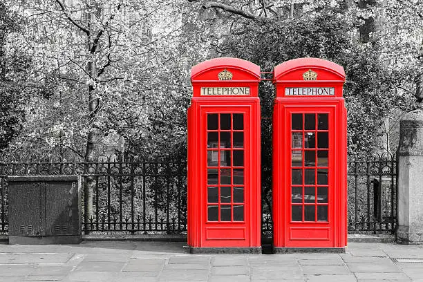 Photo of London Red Telephone Boxes