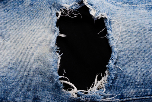 Blue denim of jeans texture with space for text