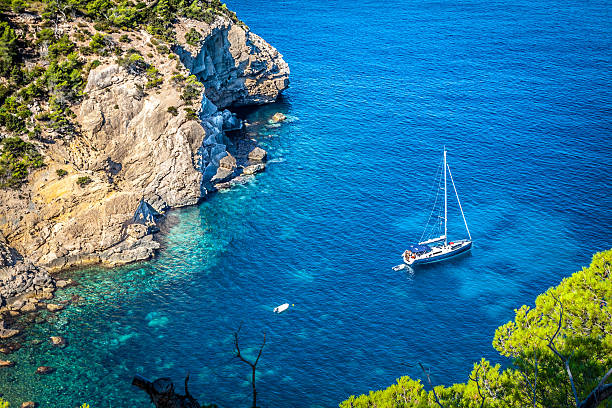 istock Cala Tarida in Ibiza beach San Jose at Balearic Islands 497473667