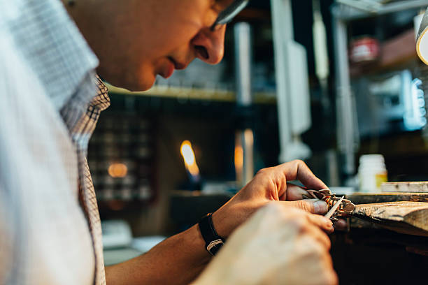 istock Jeweler crafting jewelry 497480794
