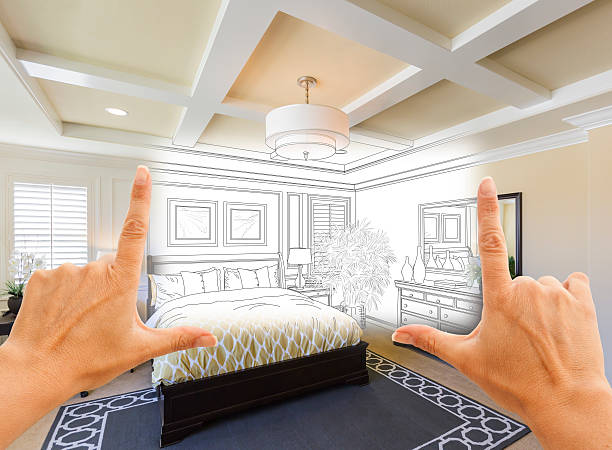 istock Hands Framing Custom Bedroom Drawing Photograph Combination 497483496