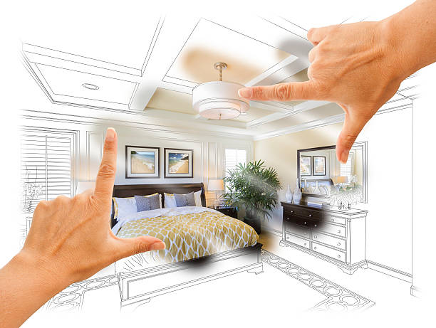 istock Hands Framing Custom Bedroom Drawing Photograph Combination 497484172