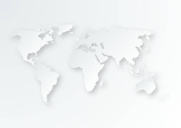 istock Vector illustration of a paper map of the world 497484718