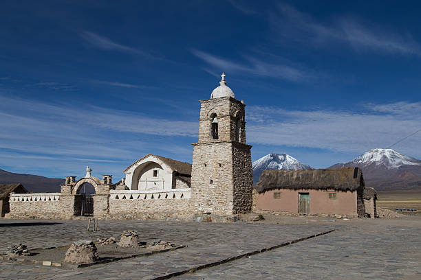 Small church Sajama National Park, Bolivia