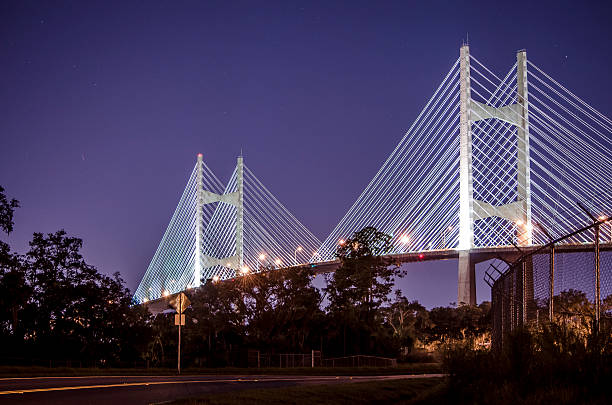 Dames Point Bridge stock photo