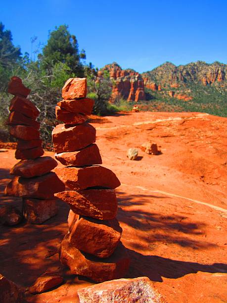 Sedona AZ Balancing Hoo Doo Rocks