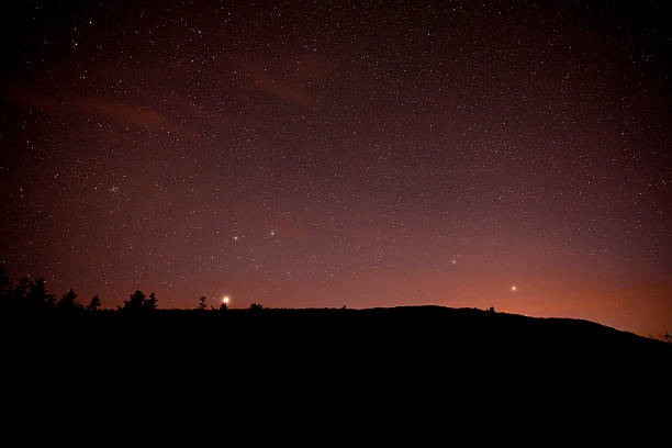 istock Acadia National Park with night stars 497487959