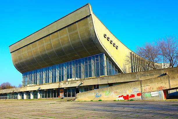 istock Former Soviet Sports building in Vilnius, Lithuania, Baltics 497488377
