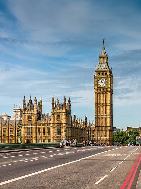 istock Westminster bridge and Big Ben in London 497488428