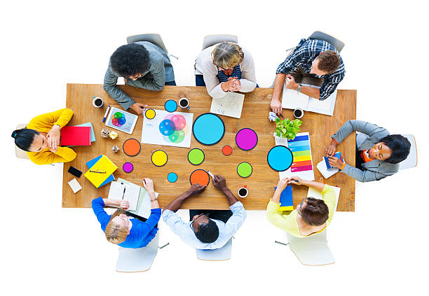 istock Group of Diverse Multiethnic Designers Meeting 497489039