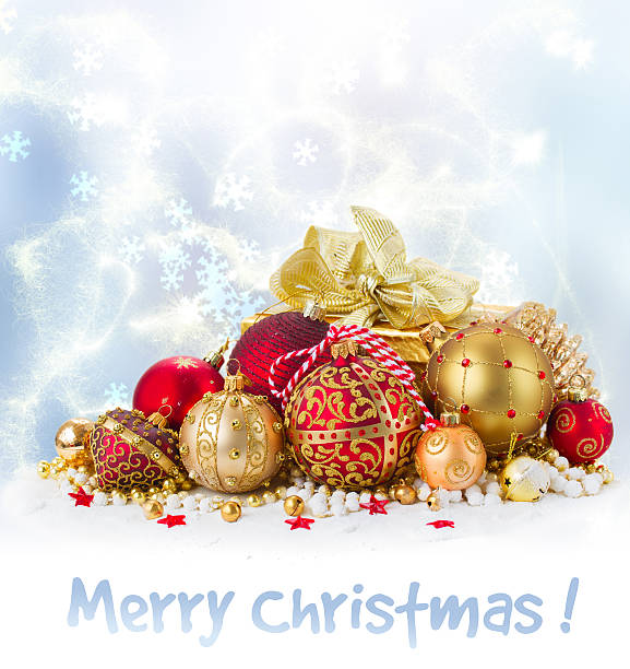 istock Pile of Christmas balls 497489248