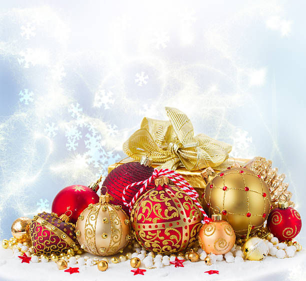istock Pile of Christmas balls 497489270