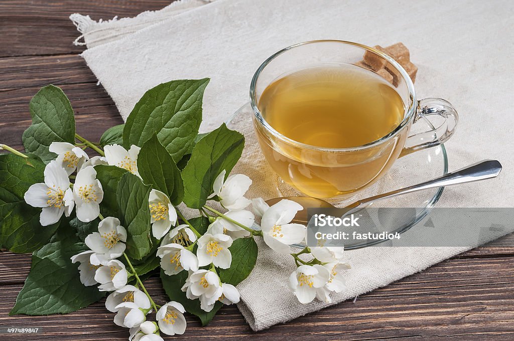 Tè verde Jasmine - Foto stock royalty-free di Alimentazione sana