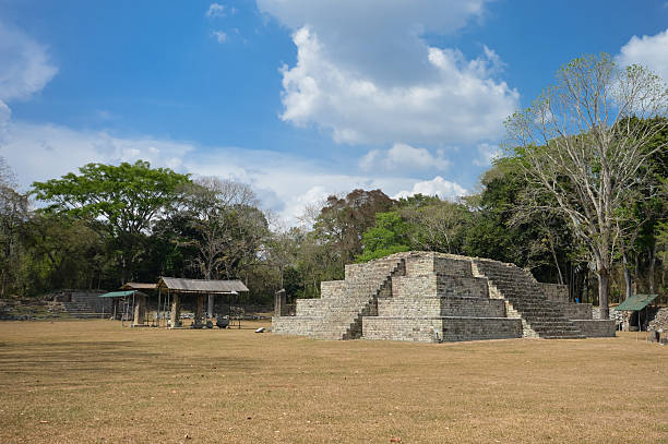 istock Structure 4 at the Great Plaza of Copan in Honduras 497490874