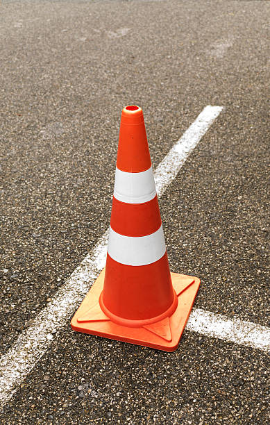 istock traffic cone on the street 497491952