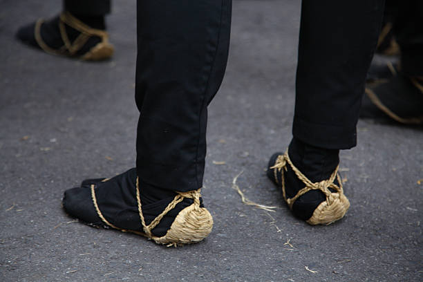 istock Waraji - Japanese straw sandals 497492089