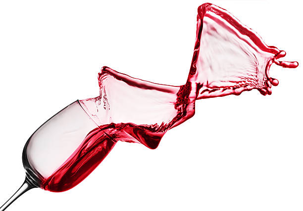 Half shot of a black tea glass