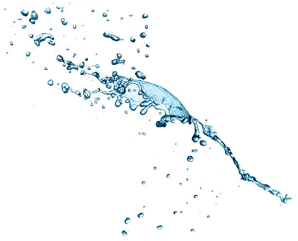 istock water splash isolated on the white background 497492372