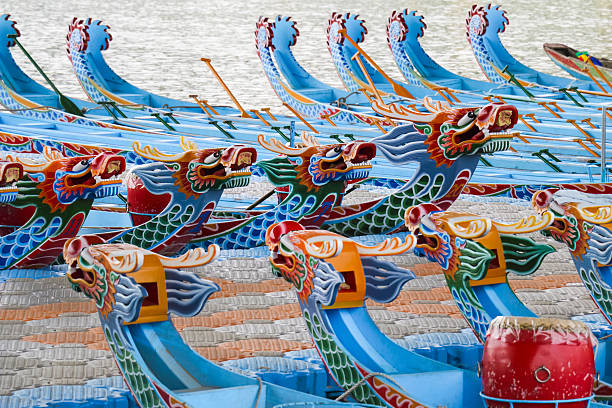 dragon boats - 端午節 個照片及圖片檔