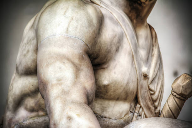 istock Menelaus statues arm in Loggia dei Lanzi 497494626